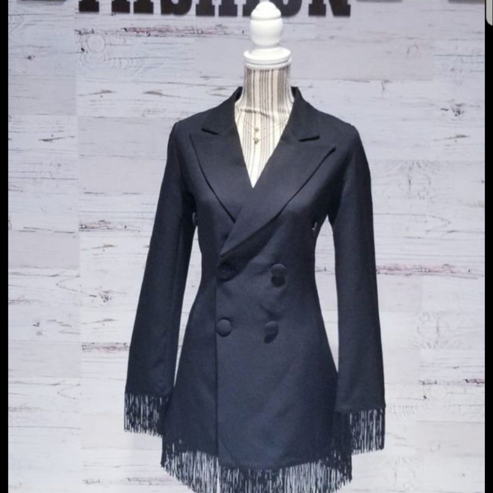 Black blazer dress